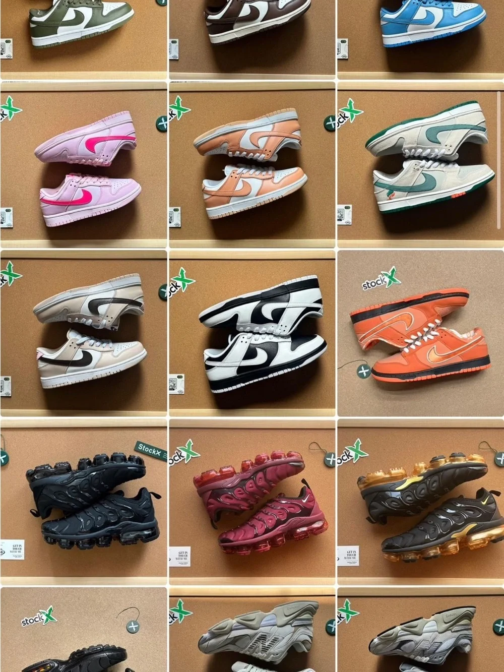 Jordan Retro Sneakers - Black, White, Pink, Blue, Tan, Red, Cream Options - Picture 5 of 7